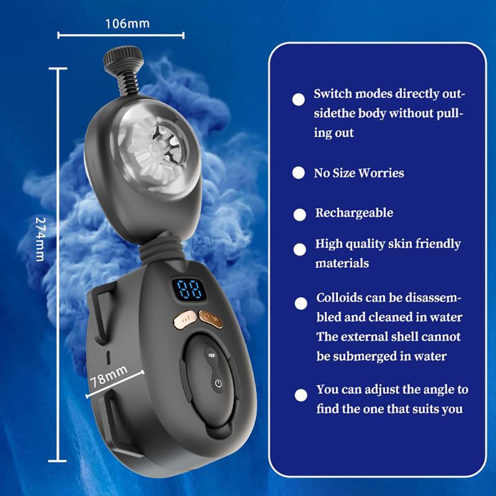 Automatic Male Masturbator,with Wearable Belt,Remote Control Hands-free Thrusting Vibrating Pocket Pussy Stroker,Adult Sex Toys