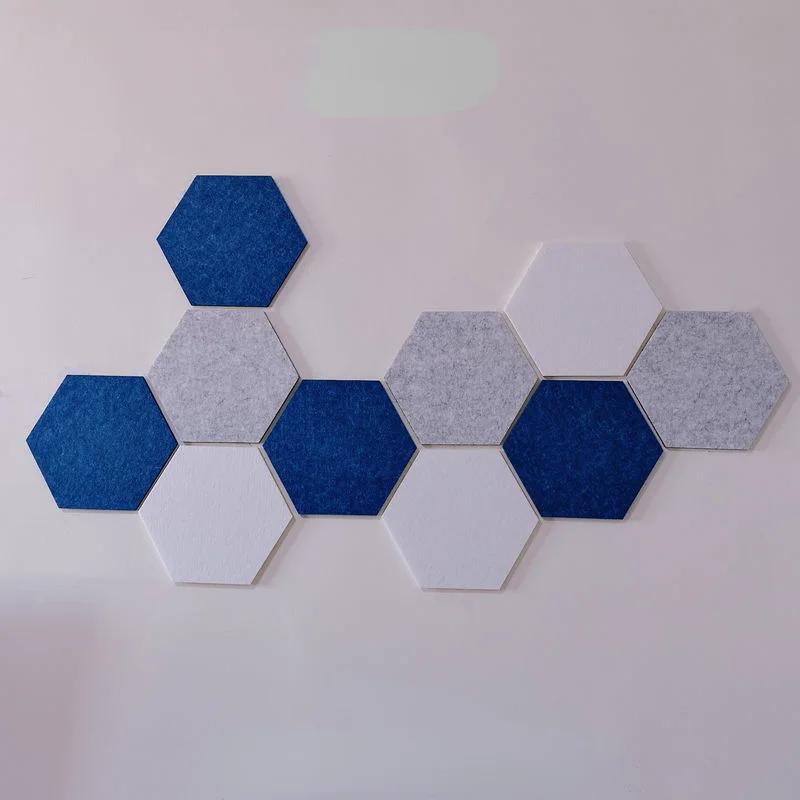 Creative Wallpaper Cloth 10pcs Set Wall Sticker Decorative Felt Cork Board Living Room Sofa Background Bedroom School Works Show