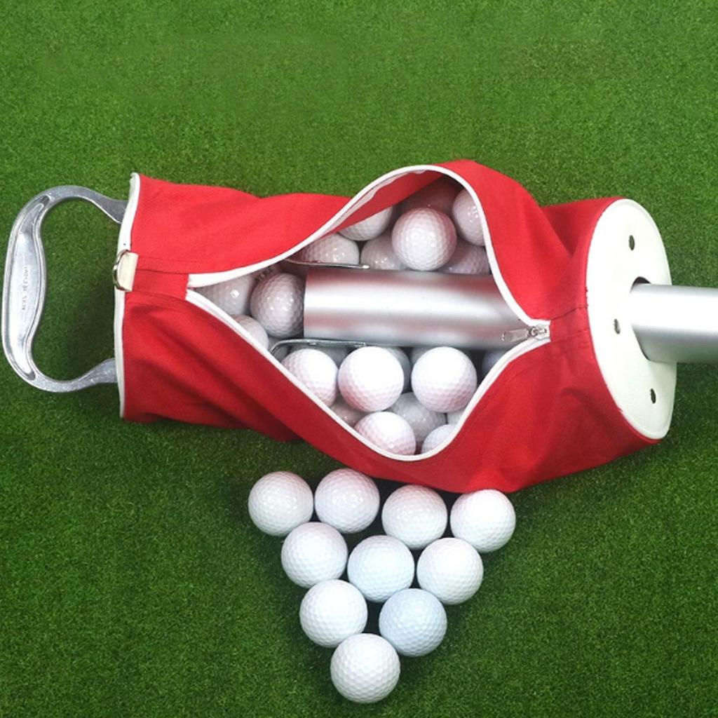 Bolsa para Pelotas de Golf Ligera Recuperador con Cremallera para Golfistas