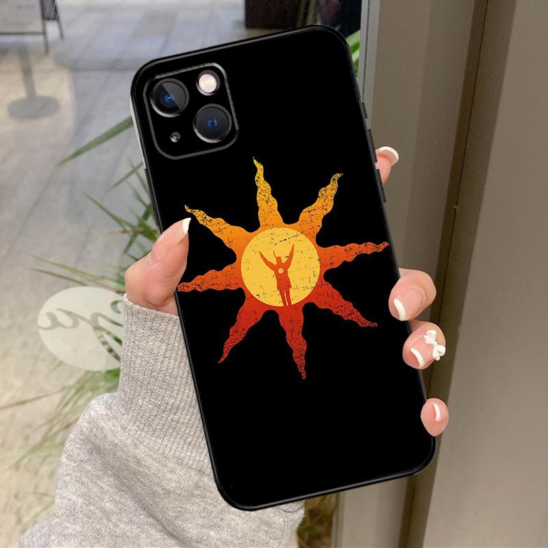 Praise the Sun Dark Souls Case For iPhone 13 11 14 12 15 16 Pro Max Plus XR X XS Max 12 13 Mini Soft Cover