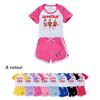 5086 Kids Girls Christmas POP Rumi Zoey Mira Print T-shirt Shorts Sport Tracksuit Clothes Set