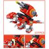 670pcs 6 In 1 Dinosaurs Movie Series Construction Bricks City World Drangon Mecha Model Blocks Kit Playthings ideal for Kids