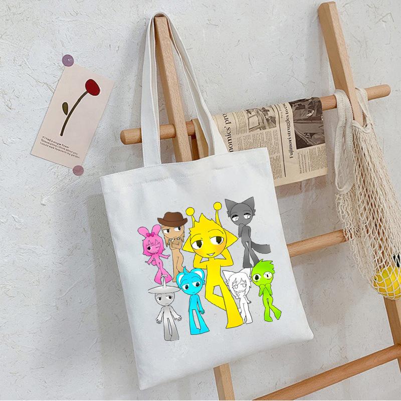 Game music box peripheral portable canvas bag to work out bento messenger bag shoulder bag large capacity
