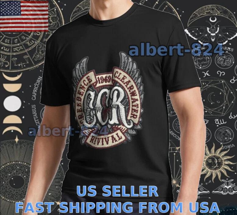 

NEW SHIRT CREEDENCE CLEARWATER REVIVAL T shirt FUNNY AMERICAN SIZE S TO 5XL S