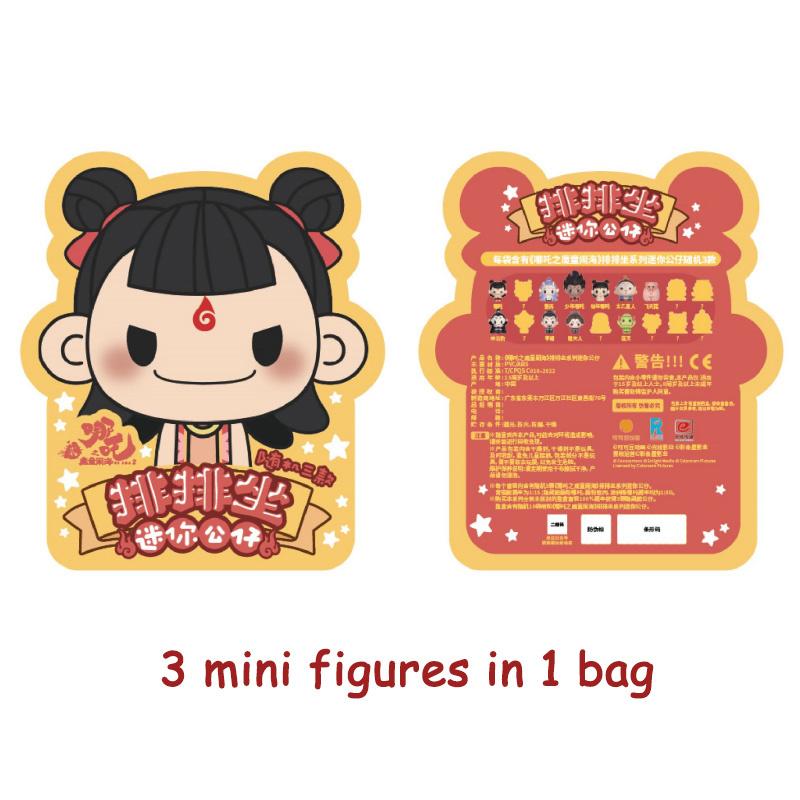 

Ne Zha Row By Row Mini Figure Series Blind Bag Figures Mystery Box Ornament Toys