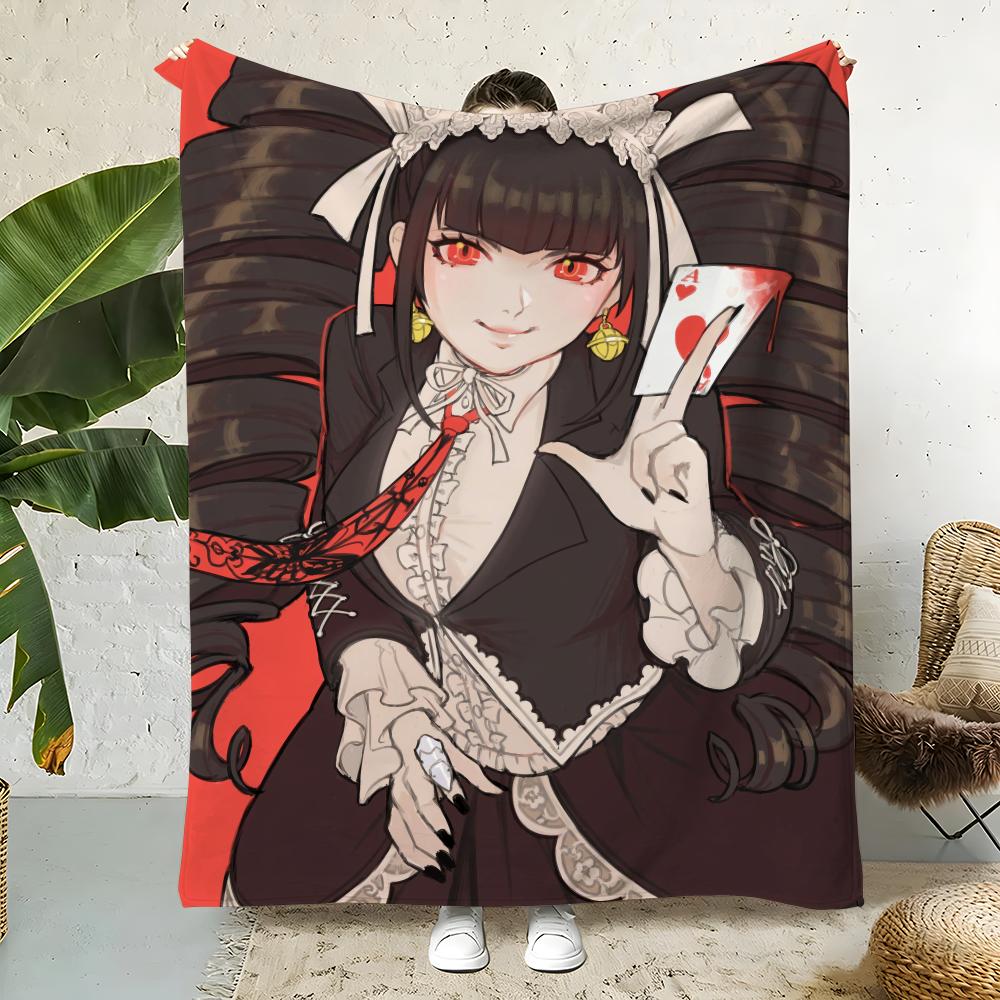 Game C-Celestia Ludenberg Throw Flannel Throw Blanket,Bed Home Office Nap Blanket Travel,Camping,Picnic Blanket Soft Decor 75X95CM