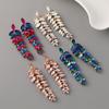 Pinkdudu Fashion Luxury Exaggerated Alloy Full Drop Earring Colorful Geometry Plant Dangle Earrings  for Women Jewelry Gifts PD1829