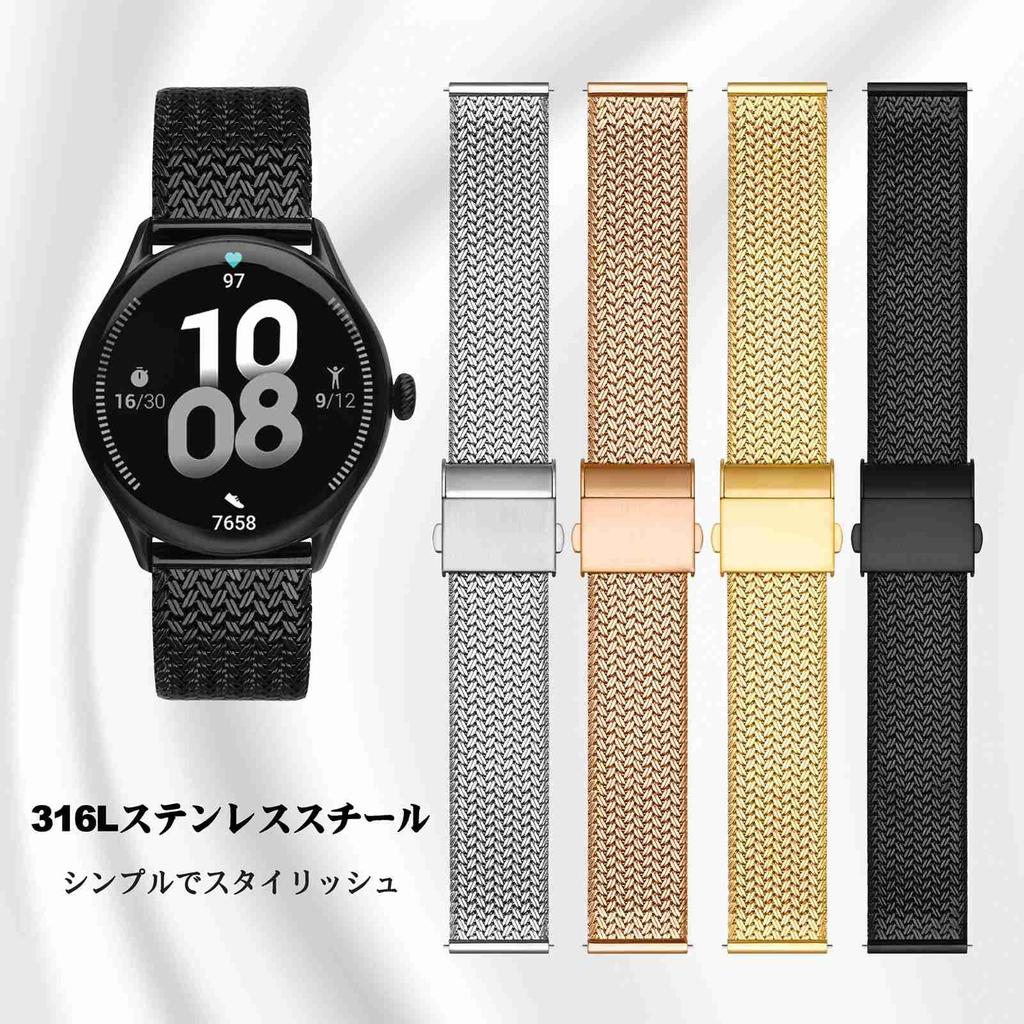 [WOCCI] Elite Metal Watch Strap 22mm Watch Band 322L Stainless Steel Quick Release Black