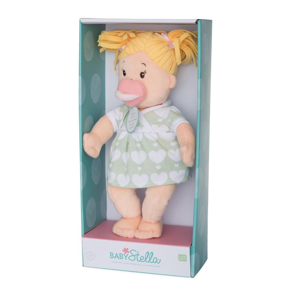 Manhattan Toy Baby Stella Blonde Baby First Baby Doll, Ages 1+, 15 Inch