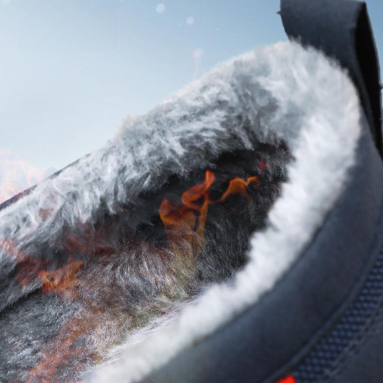 Cotton Shoes for Autumn and Winter Men Outdoor Wear One Foot Snow Boots Dad Shoes with Thick Fleece Old Beijing Lightweight Cotton Boots