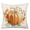 Home Decor Fall-Themed Pumpkins And Hello Fall Design Pattern Cushion Cover Suitable For Sofa Bedroom Car Pillow Cover