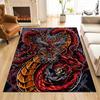 1PC Red Dragon Majestic, Fierce Carpet for Living Room Bedroom Sofa Home Decor Rus Non-slip Floor Mat Luxury Gift Multiple Sizes
