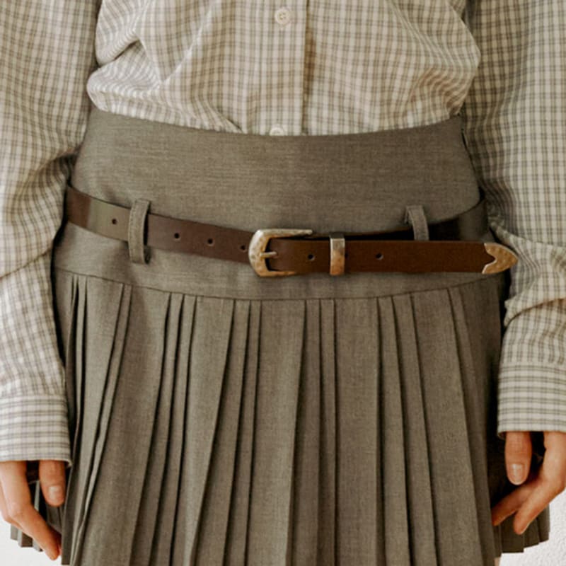 

Маска BL020 Комплект Классический кожаный ремень (2 цвета) 01. Buckle_Vintage Silver_Strap_Black_S