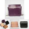 Elegant Women Pu Leather Mini Messenger Bag With Stylish Chain And Classic Design