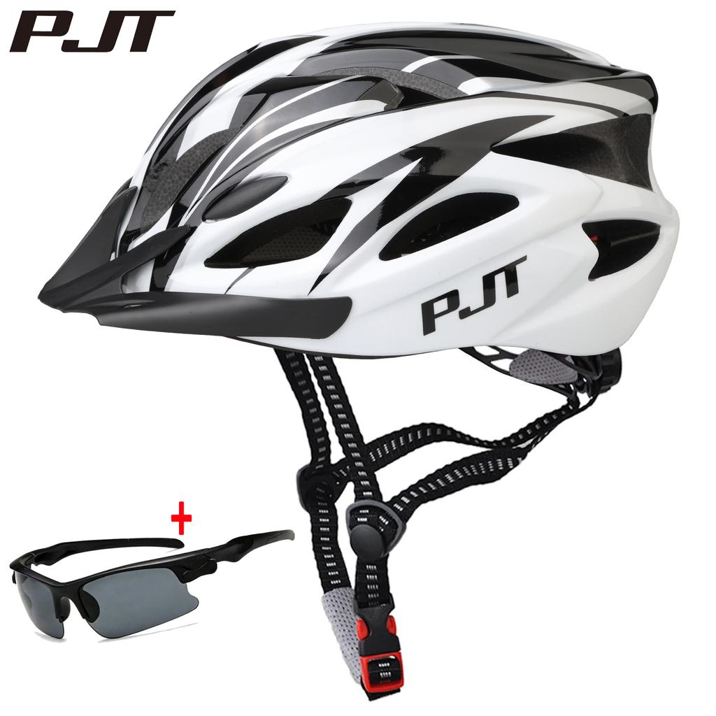 Pmt Cycling Helmet Comfort Lining Lightweight Hollow Riding Safety Cap Head Protection Bicycle Mtb Helmets Sun Visor Bike Helmet