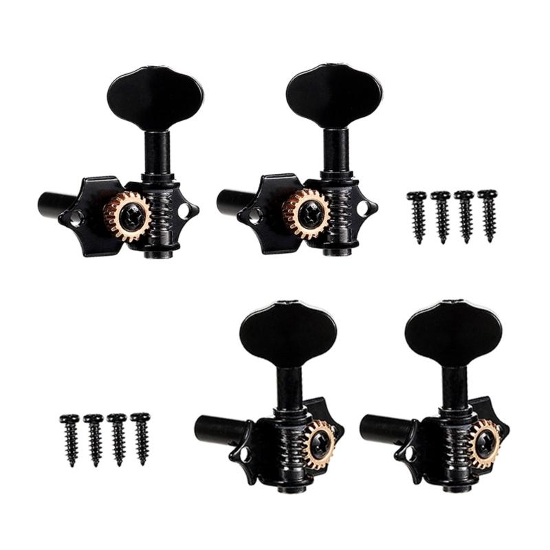 Guitar Knobs Keys for Acoustic Electric Guitar 2R2L Guitar String Tuning Pegs Guitar String Tuner Guitar Machine Heads 1