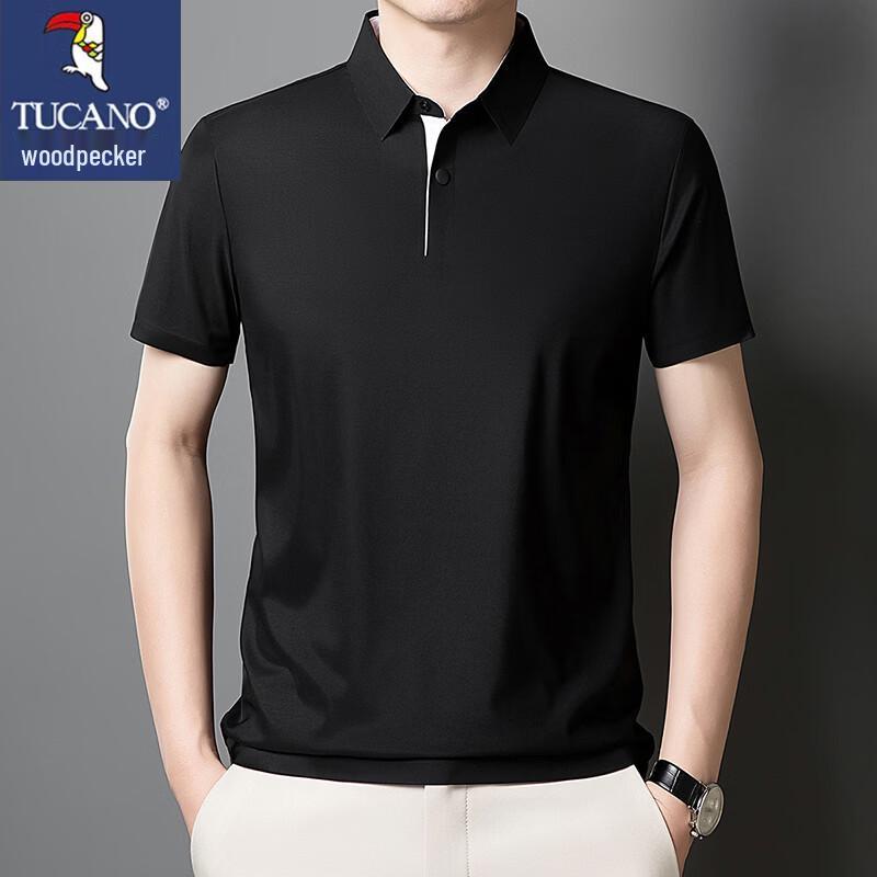 TUCANO Men s Ice Silk Quick-Dry Polo T-Shirt 4XL