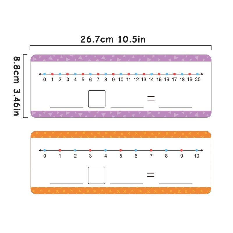 Addition And Subtraction Practice Flashcards Writable Erasable Erasable Mathematics Operations Training Card For Student