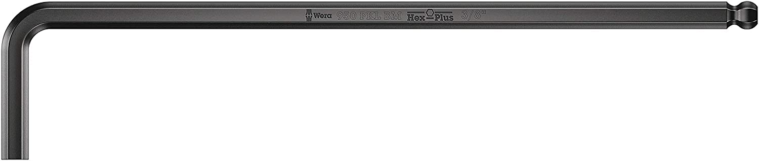 

Набор ключей WERA Hex Plus из 13 штук 021721 L-образный чёрный