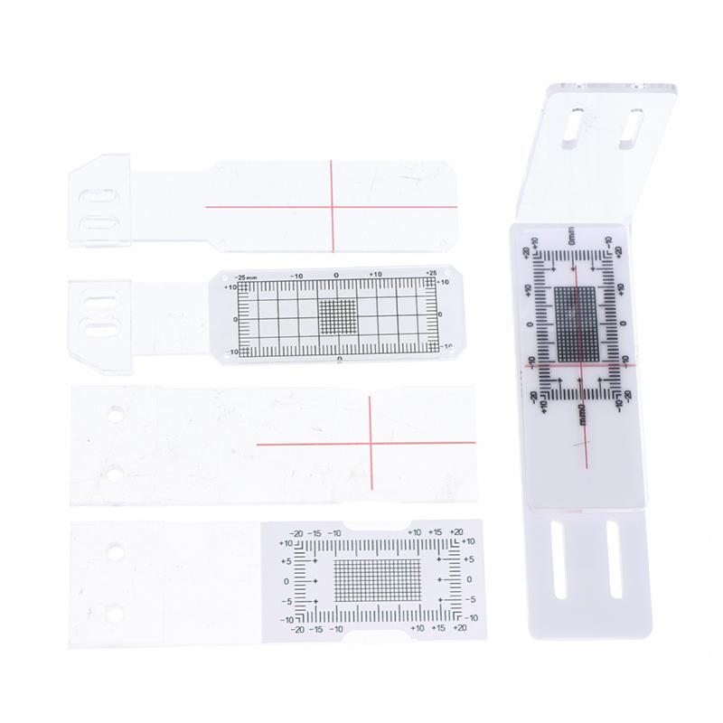 Clear Acrylic Crack Gauge Monitor Accurate Crack Monitoring Record Tool Crack Measuring Instrument For Monitoring Wall Cracks