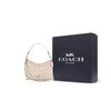 Coach Laurel 31 Classic Monogram Embossed Canvas And Leather Shoulder Bag Large Women Shoulder Bag Cream CBL85-IMCAH