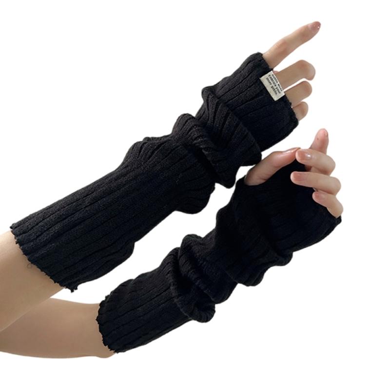 

Popular Arm Warmers Arm Covers Anime Party Fingerless Long Gloves for Dancing Party Arm Sleeves Teens Girl Arm Cover