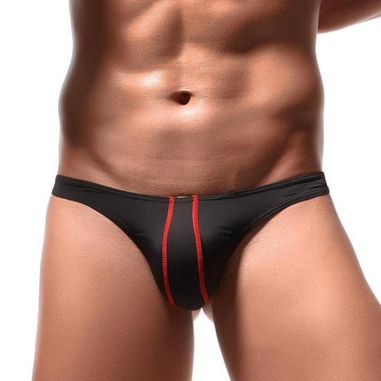 Men's G-Strings Sexy Pouch Bulge Underwear Seamless Hot T-Back Thong Butt-Flaunting Low Rise Stretchy
