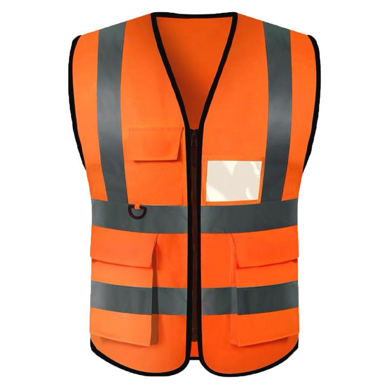High-Visibility Reflective Safety Vest for Traffic and Construction Workers