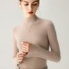 Women's Slim-Fit Pure Cashmere Knit Base Layer Sweater