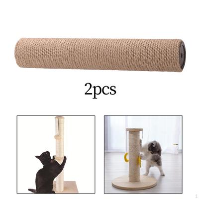Scratching Post Replacement Sisal Rope Sharpen Claw Toy, DIY Scratch Refill for Indoor Kitten
