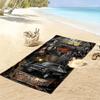 Name Custom Supernatural Poster Print Beach Towel, Large Soft Quick Dry Towel for Beach Camping Swimming