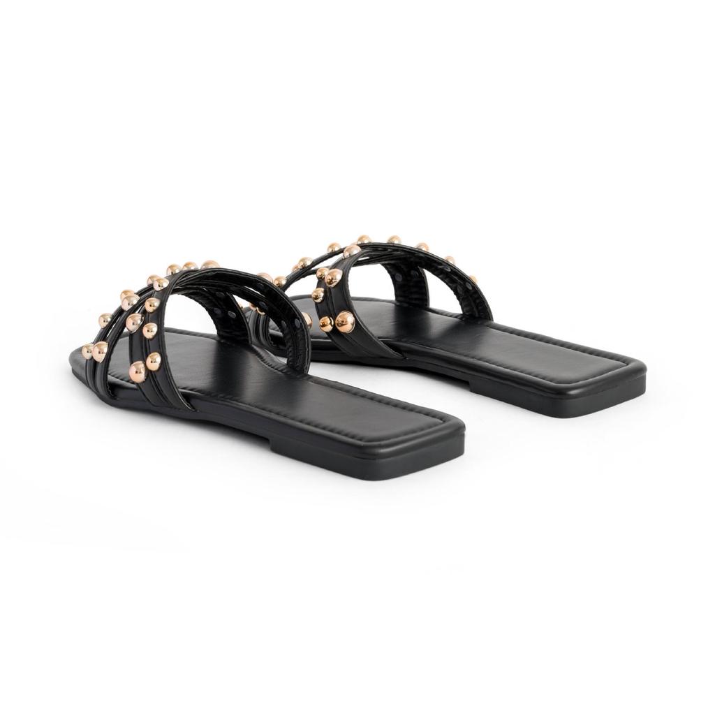 2024 New Arrival Women's Rivet Flat Sandals - Summer Beach Slippers