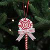 Cartoon Christmas Candy Cane Ornaments Festival Candy Cane Hanging Decorations  Holiday Decor