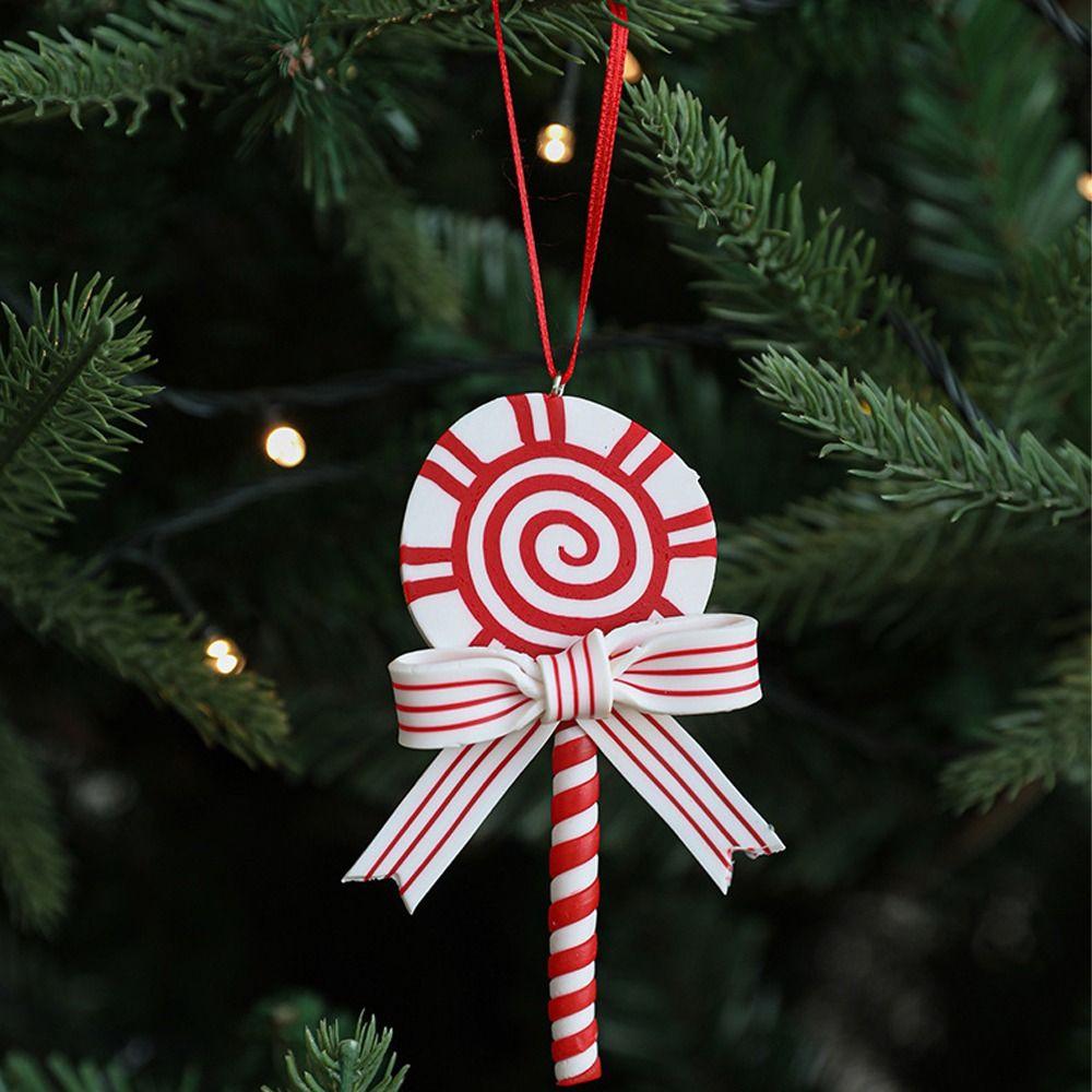Cartoon Christmas Candy Cane Ornaments Festival Candy Cane Hanging Decorations  Holiday Decor