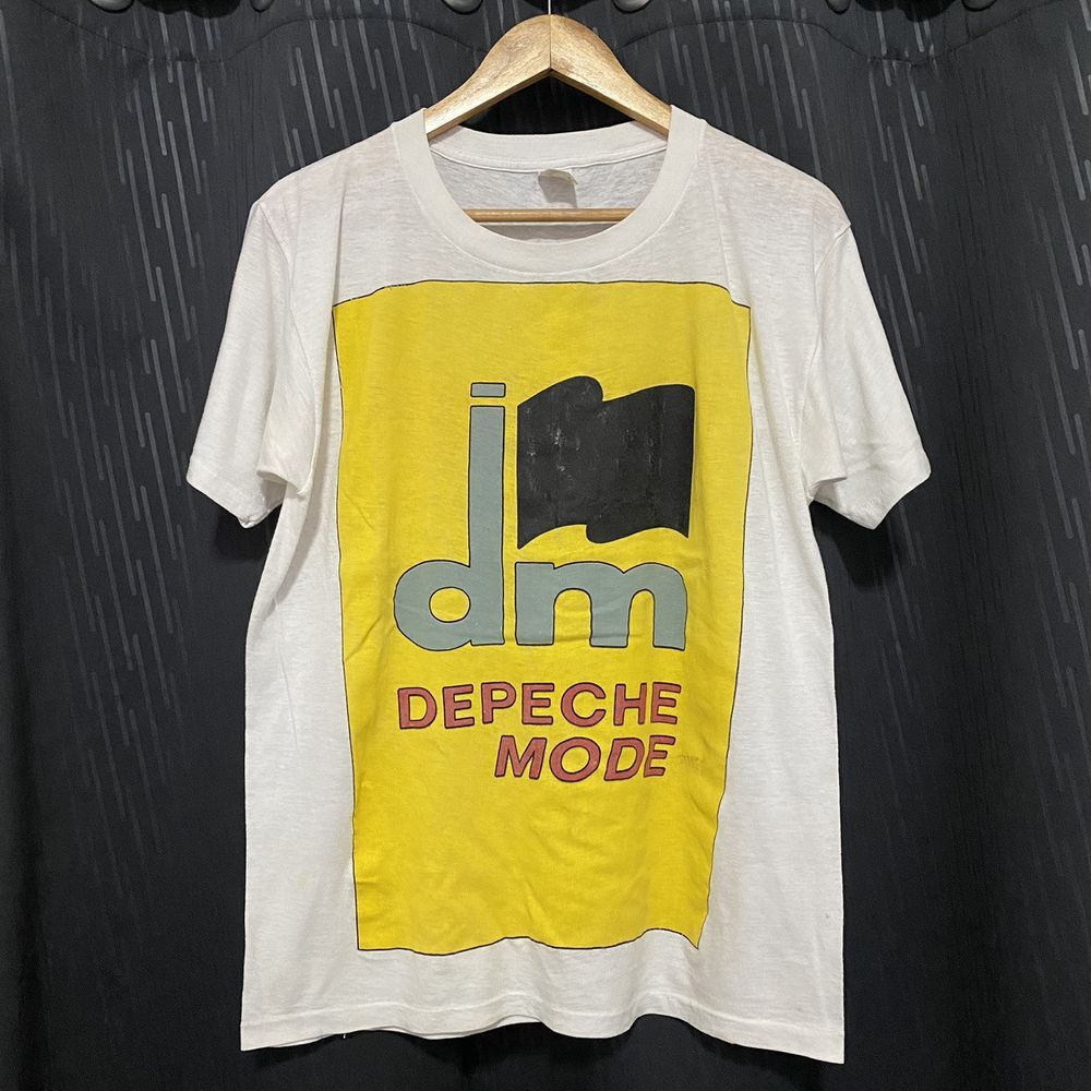 Vintage 80 s Depeche Mode Retro Style White Unisex Tshirt Reprint KH10928 Unisex T-Shirt XXL