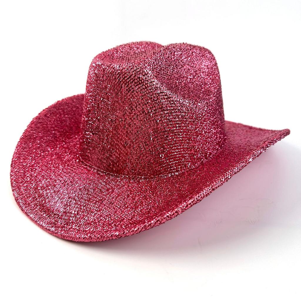 New Party Sequined Jazz Hat Western Cowboy Hat European And American Stage Performance Hat Colorful Top Hat