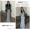 PHOLEEY Long Sleeve Solid Tight Ankle Bodycon Women's Dress, U-Neck, Color, Dress, Length, Slimming, Casual, Stylish, Sexy, Dress, Gray, Fall/Winter