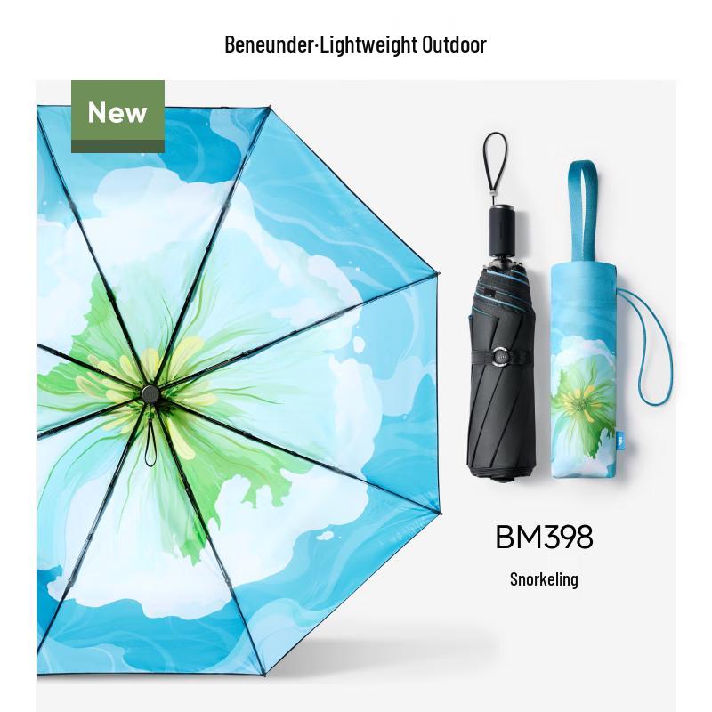 Beneunder Wildflower Anti-UV Three-Fold Umbrella