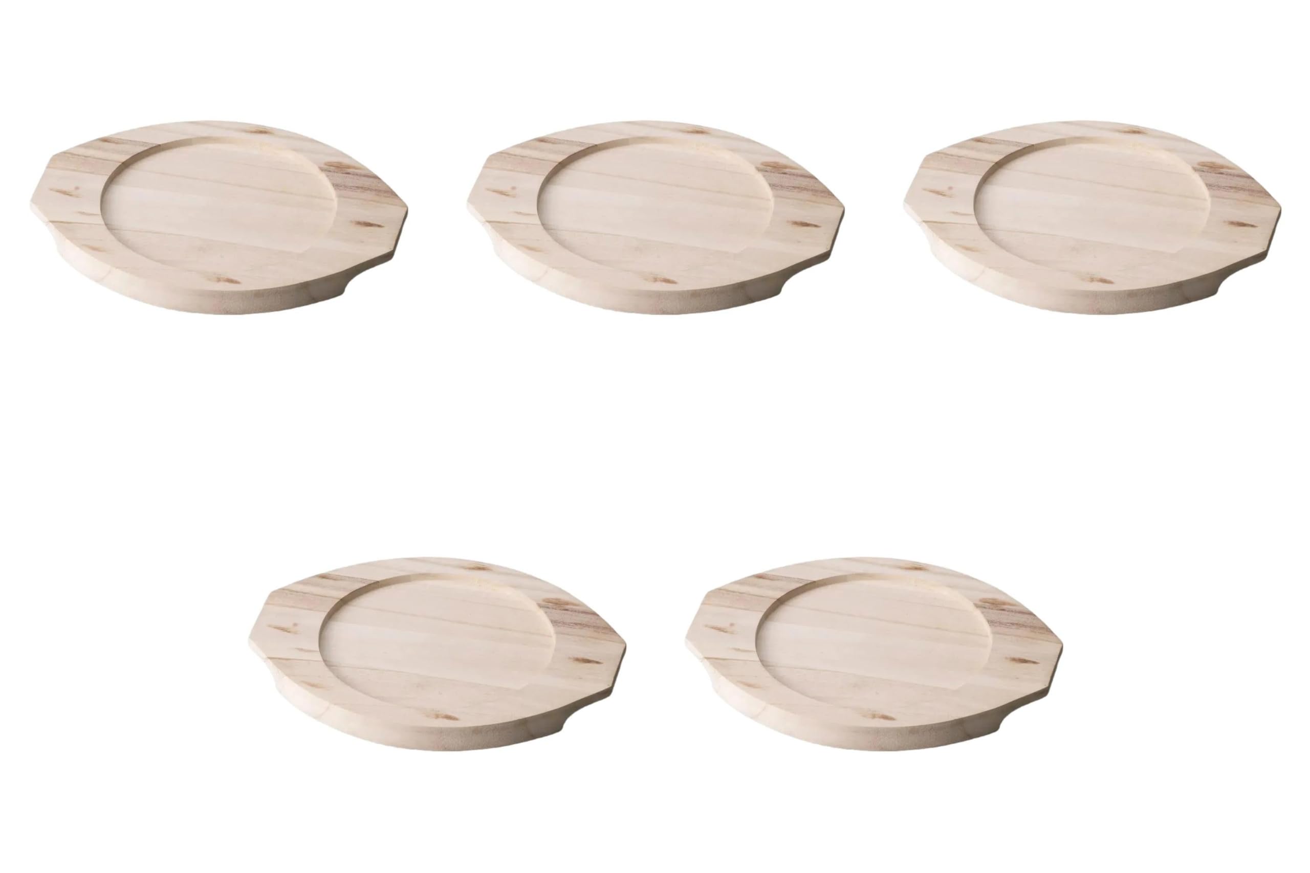 

Набор из 5 плоских деревянных подставок 19 см x 19 x 2 см Деревянный Setomonohonpo [24.4 (Средний диаметр 15,1 см)] Стойки,