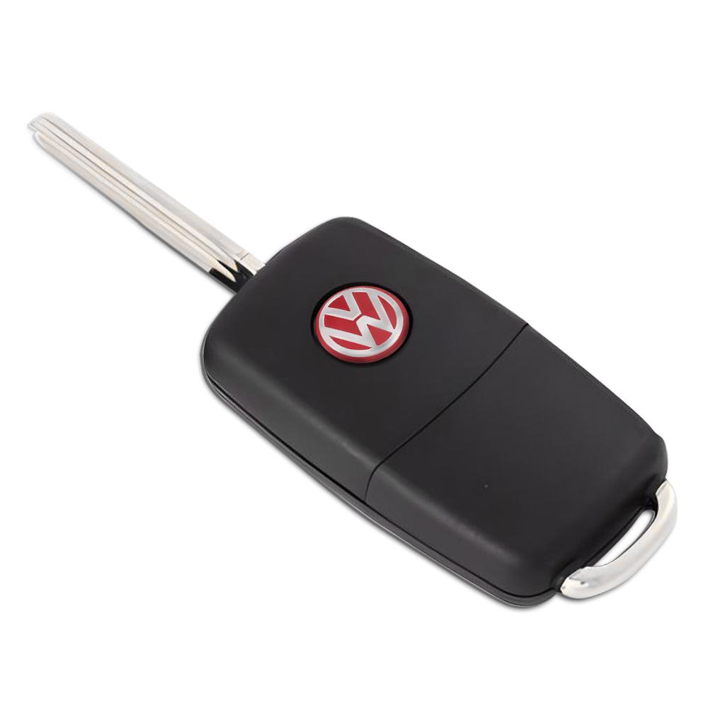 Pentru VW Volkswagen Jetta MK5 Golf 2/5/10 Bucăți 14mm Cheie Control Mașină Autocolant Emblema Înlocuire Pentru Volkswagen VW GTI Golf Passa