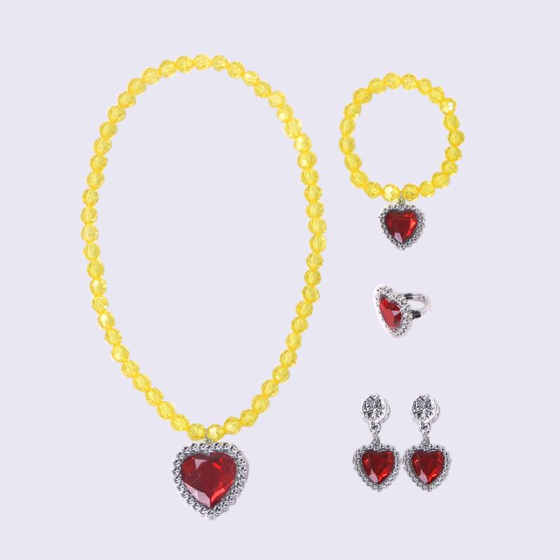 Elsa Princess Accessory Set: Crown, Wand, Gloves, Braids, Necklace, Bracelet, Earrings