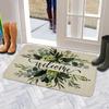Green Leaf Carpet Fresh Doormat Soft Welcome Mat Living Room Carpet Rug For Bedroom Floor Mat Warm Home Decor