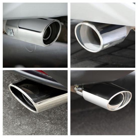 Car Pipe Muffler Exhaust Tail Tip 1.5"-2" Stainless Steel Fit Toyota Corolla LE
