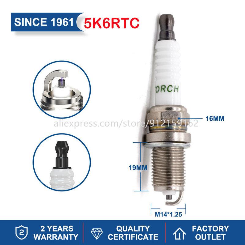 4pcs Original Torch Spark Plug Candle Replace Igntion System Model DK7RTC L7RTC E7C F6RTC 5K6RTC F9RC B8RC A7TC QH5RTC-13 E6TC