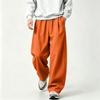 Men's Retro Wide Leg Pants with Loose Straight Fit