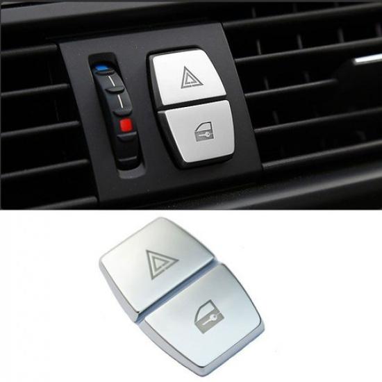 ABS Car Warning Light Switch Button Cover Trim For BMW 5 /6 /7 series F10 GT F07