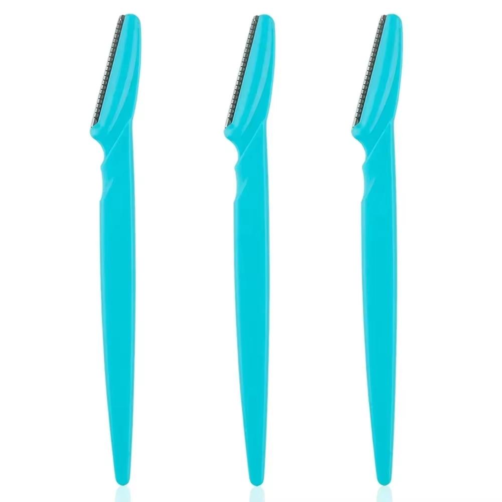 Herramientas de Maquillaje Cuchillos Recortadores de Cejas Afeitadora Facial Portátil Depilador Cortador Depilación de Cejas Depilación Facial Afeitadora de Ojos Cuchillas