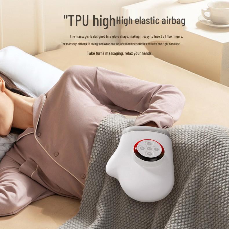 Automatic Air Pressure Hand Massager with Human-like Kneading for Joints and Fingers