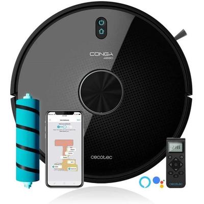 Conga 4690 Ultra Robot Vacuum Cleaner. Laser Technology, Room Plan, App, Suction Power 2700 Pa, 10 Cleaning Modes, R61