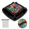 Ball Elimination Board Game with 80/120 Colorful Beads Color Recognition Focus Logic Training Multi-Player Strategy Game Educational Beads Toy